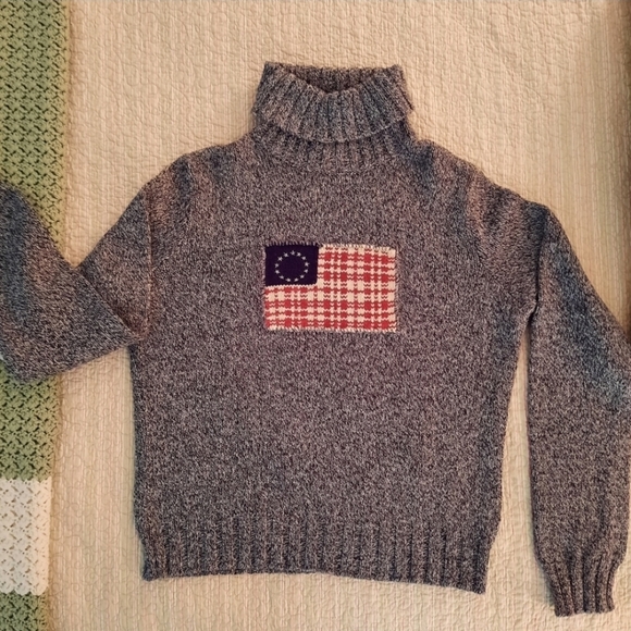 Ralph Lauren Sweaters - Ralph Lauren Flag Turtleneck